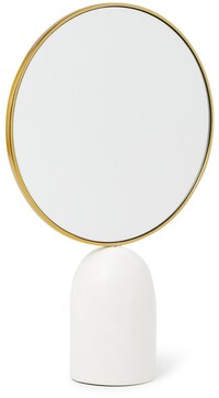 Pols Potten Mirror round marble white tafelspiegel