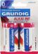 Grundig LR20 Piles Alcalines - 6000 mAh - 1.5V - 2 Pièces