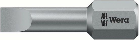 Wera 800/1 TZ Sleufschroeven Bits 1.6 x 8.0 x 25 mm