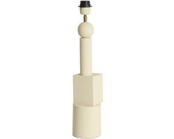 Light & Living Lampvoet VIVIANE mat crème Ø13x50 cm