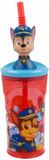 PAW Patrol Drinkbeker Chase Met Rietje 360ml Rood