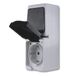 REV AquaMini stopcontact - A/W schakelcombinatie vochtige ruimtes, IP54