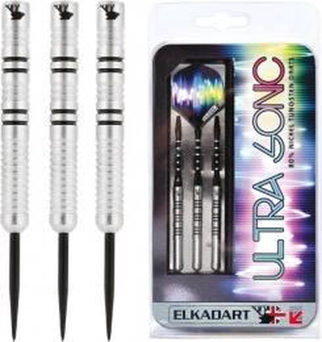 elkadart Ultra Sonic 80% Tungsten dartpijlen - 25 gram