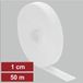Electronic Garage EG25CA123 Bande Velcro pour regrouper partie crochet et boucle (L x l) 50 m x 1 cm Blanc 50 m