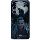Maniacase Samsung Galaxy S24 Hoesje Vikingen Ragnar Lothbrok Raaf