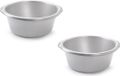 PLASTICFORTE Afwasteil - 2 stuks - 15 liter - Rond - Zilvergrijs
