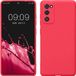 kwmobile hoesje geschikt voor Samsung Galaxy S20 FE - Hoesje voor smartphone - Precisie camera uitsnede - In neon roze