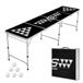 VEVOR Table de beer pong pliable 2,4 x 0,6 x 0,7 m avec 6 balles de ping-pong