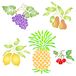 Fruit template Plastic, 33 x 33 cm
