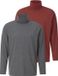 Babista Heren Shirts Met Lange Mouwen, Set Van 2 - 44/46 - Donkergrijs
