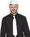 Boland Verkleedkleding setje 2 delig - wit - hoed en stropdas - heren en dames