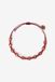 Sissy-Boy - Donkerrode bloemen armband met kralen