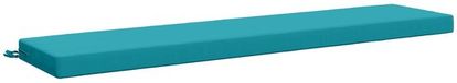 vidaXL Bankkussen SOEST 100% Polyester Turquoise 170 x 40 x 8 cm