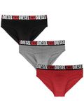 DIESEL Slip 'Andre' grijs / rood / zwart / wit
