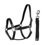 HORKA Halster Set Leer Met Gevlochten Nylon | Full