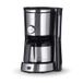 Severin KA 4845 Machine à café filtre - 1L - Verseuse isotherme - Noir/Acier inoxydable
