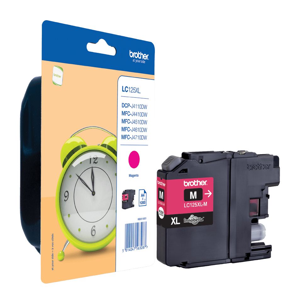 Brother LC-125XLMBP inktcartridge magenta