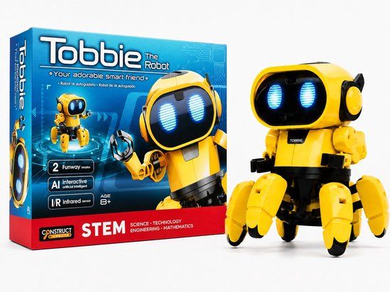 Construct and create Tobbie de Robot - Experimenteerset - Robot Bouwpakket - Programmeerbaar
