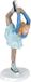 Luville Figure Skating Woman Blauw, Beige, Wit Hars 9 cm