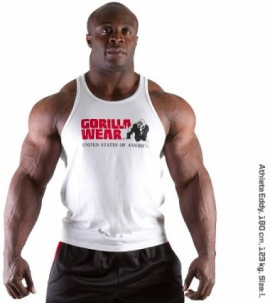 Gorilla Wear Classic Tank Top White - L - 8718657040028