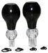 Seven Creations 10-piece Set Tepelpompen Zwart/Transparant 0,5-1,2 cm