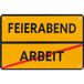 Metalen bord motief feestavond: cadeauartikelen met spreuk feestavond