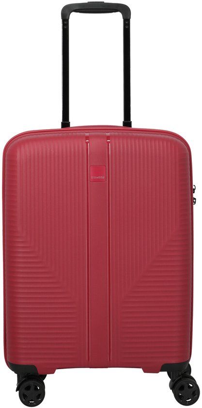 Travelite Air Stripe Small handbagage trolley 39x55x20cm rood