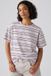 Levi's T-shirt - Femme - L - Bleu / Vida Stripe Lavender Blue