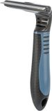 Trixie Vachtkam - Carding Kunststof Metalen Kling 14x8 cm - Blauw