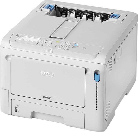 Oki C650dn - LED printer - Kleur - A4 - 1200 x 1200 DPI - 35 ppm - Wit
