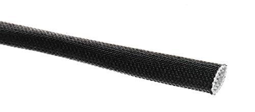 RS PRO RS PRO Kabelslang zwart acryl glasvezel voor kabel Ø 4 mm tot 4 mm, lengte 5 m gevlochten nee, verpakking van 3 stuks