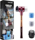 Halder SIMPLEX-Plusbox Starterkit 3027s026 Kunststof hamer Middelhard 2600 g 160 mm 1 stuk(s)