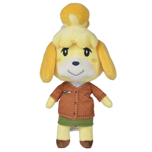 Simba Animal Crossing Melinda Winter Pluche figuur, zacht, 25 cm