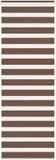 vidaXL Zebra rolgordijn 70x200 cm bruin