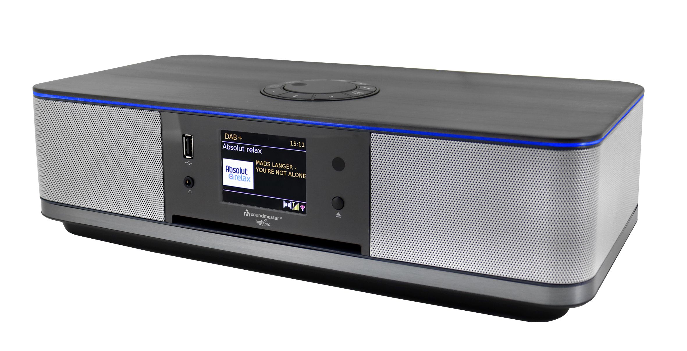 Soundmaster ICD2023SW Stereo muziekcenter met internet/DAB+ radio, CD, USB en Bluetooth