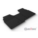Gledring tapis en caoutchouc geschikt voor Ford Tourneo Custom 2023- (stoel/bank) (G profiel 3-delig + montageclips)