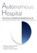 Autonomous Hospital: The Future of Medicine Redefined by AI