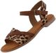 Mustang damessandaal bruin/leopard