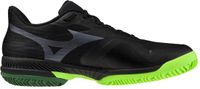 Mizuno Wave Exceed Court Padel Schoenen Unisex Zwart/Foliage Groen/Glowing Apple Maat 40