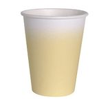 Ciao - FSC composteerbare papieren bekers (250ml), 8 stuks, kanariegeel, 34807