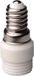 BES LED Omvormer Converter Verloopfitting - E14 naar G9 - Wit