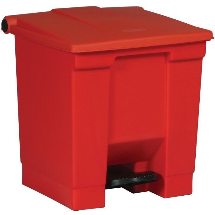 Rubbermaid Step-On Vuilnisbak - 30.3 Liter - Rood