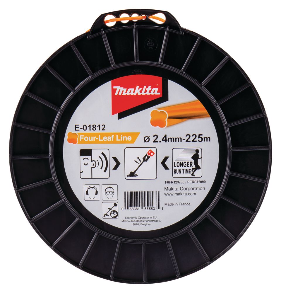 Makita E-01812 Maaidraad 2,4x225mtr Oranje