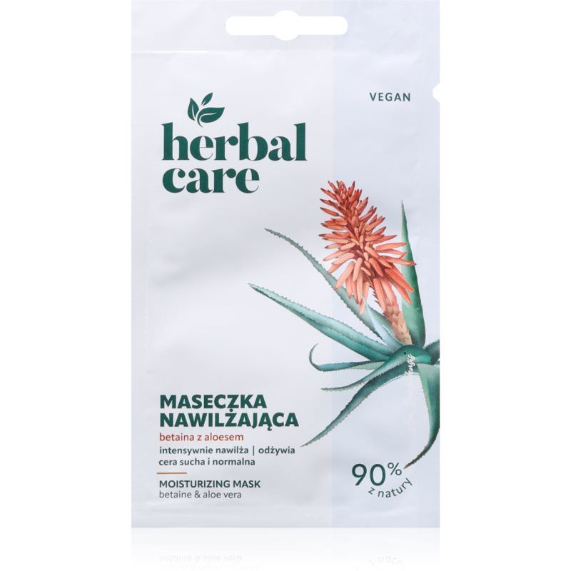 Farmona Herbal Care Vegan Nawilżająca Maseczka na twarz - Betaina z Aloesem 7 g