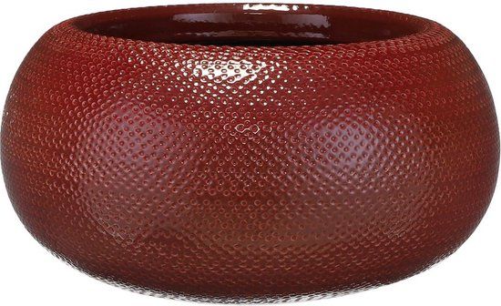 Mica Decorations Gabriel Plantenschaal - Ø32 cm - Bordeaux