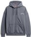 Superdry Athletic Essentials oversized hoodie met rits voor dames - Charcoal