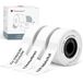 Phomemo Witte Etiketten Compatibel met Phomemo D30/Q31/Q30S Etikettenprinter, 12 x 40 mm Tape met 160 Etiketten/rol, 3 Rollen