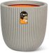 Capi Europe Bloempot bol Groove NL 54x52 Betonkleur