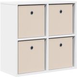 vidaXL Dressoir Wit 59,5 x 27 x 57 cm