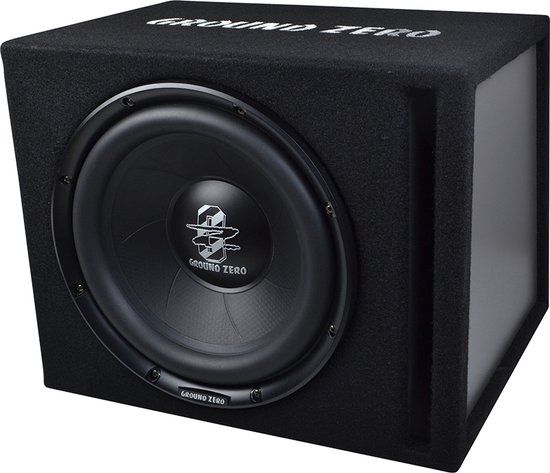 Ground Zero GZIB 30BR - 12 inch Subwoofer in Kist - 700W - 4 Ohm